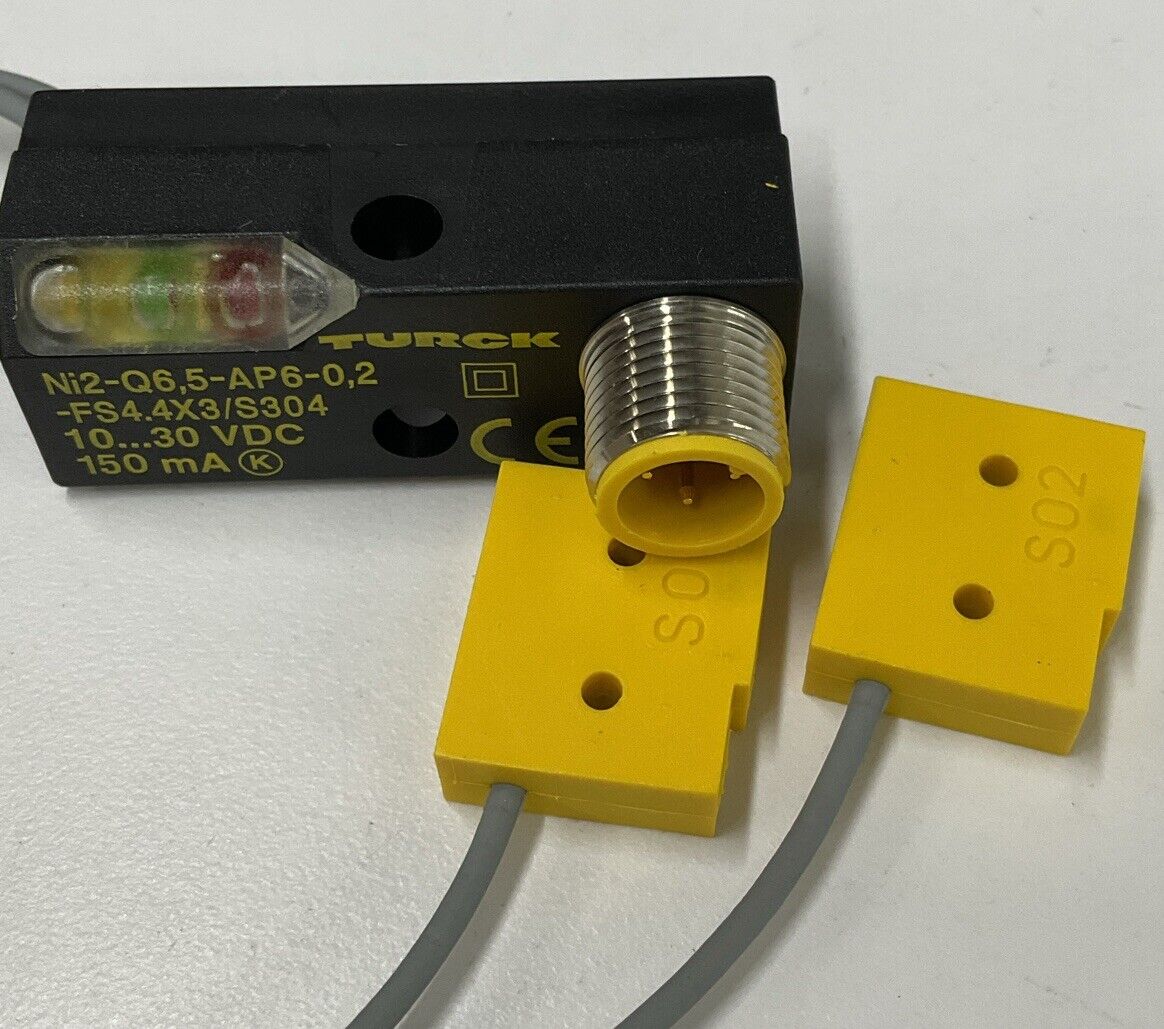 Turck Ni2-Q6 5-ap6-0 2-fs4.4X3/S304  1650047 Sensor sn:2mm (CL337)