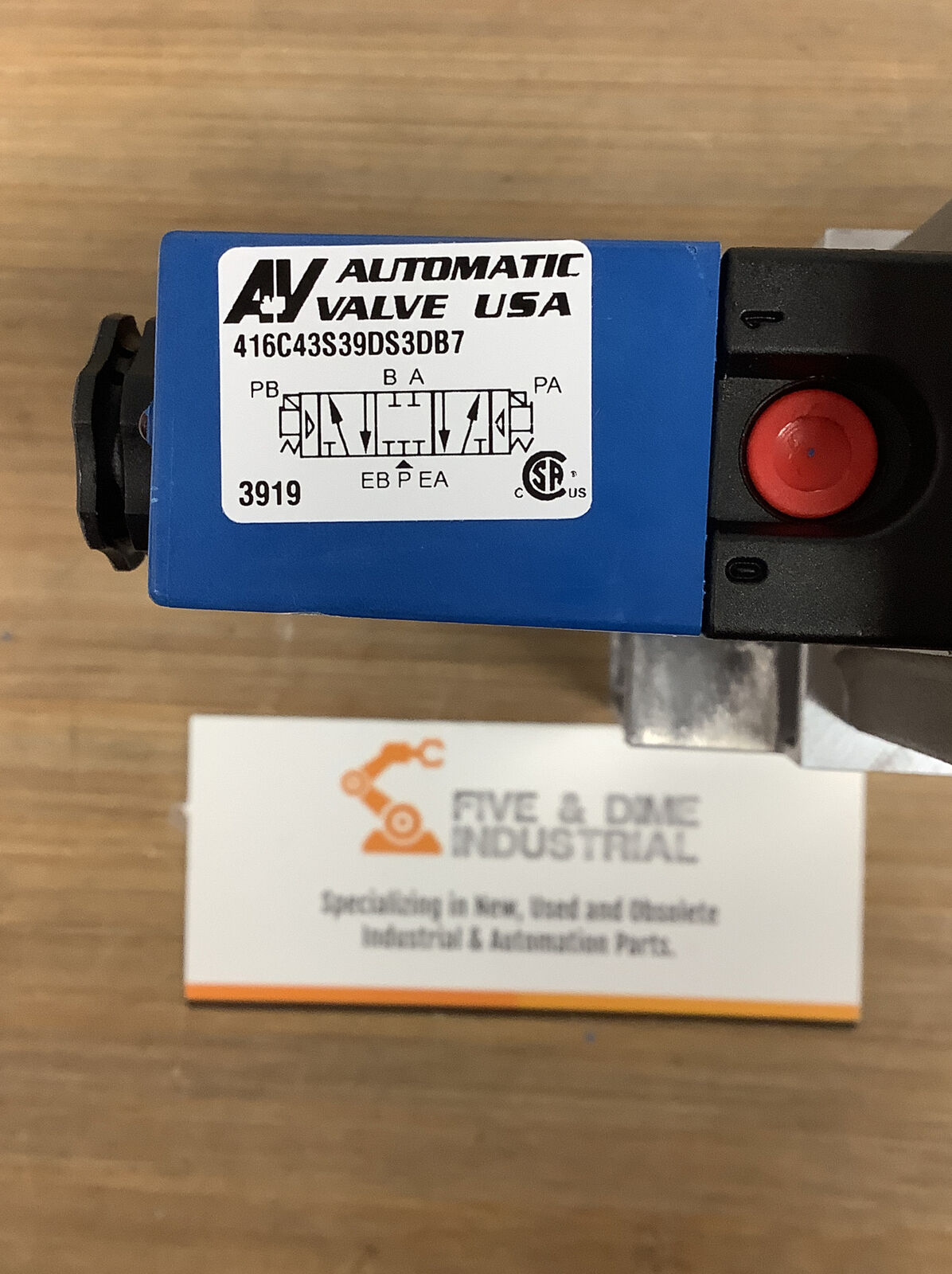 AUTOMATIC VALVE SOLENOID VALVE W/ BASE 416C43S39DS3DB7 (RE205)