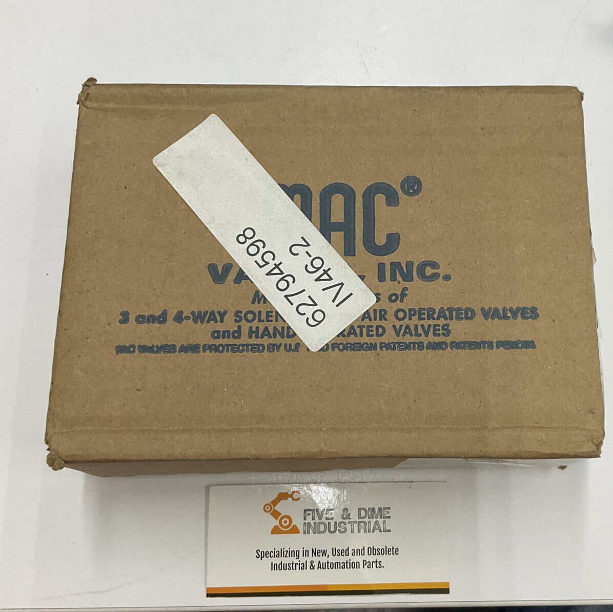 Mac MV-A1C-A111-PM-111DA New Solenoid Valve 110/120VAC (GR143)