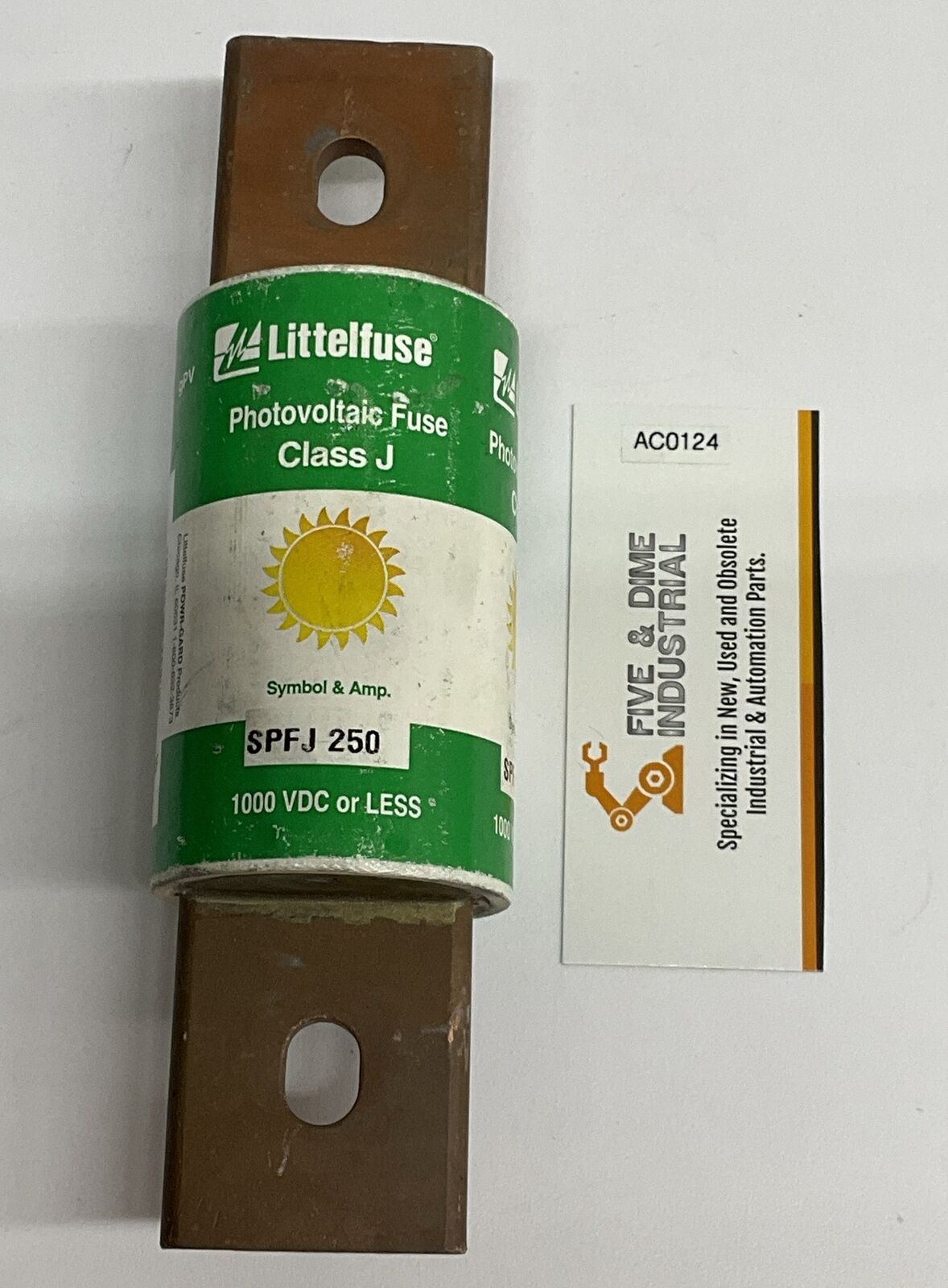 Littelfuse spfj-250 Class J Photovoltaic Fuse 250 Amp 1000 vdc or Less (BK156)