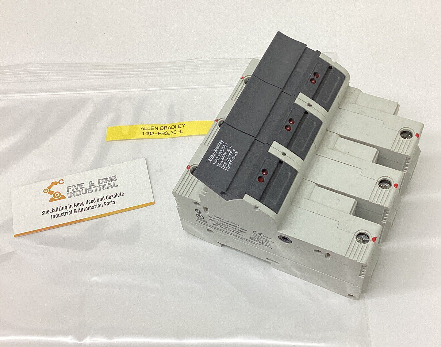 Allen Bradley 1492-FB3J30-L 3-Pole Class J Fuse Holder (YE154)