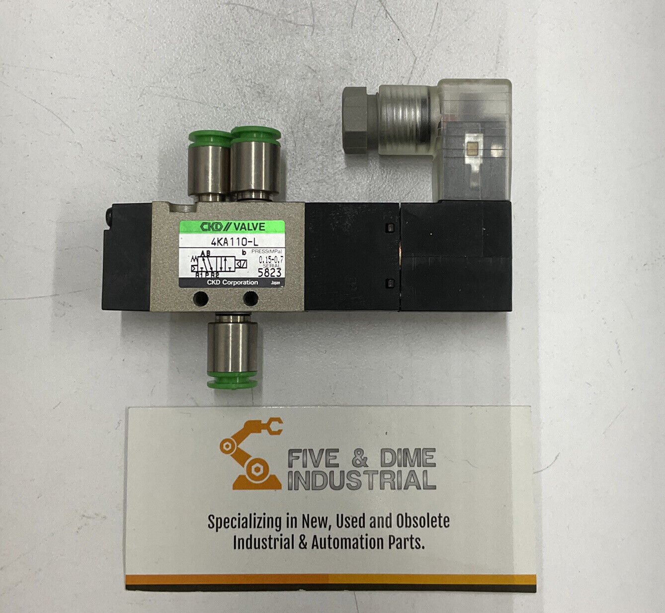 CKD Solenoid Valve 4KA110-GS6-L-DC24V (RE139)