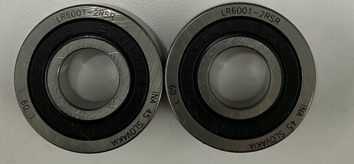 Ina LR6001-2RSR Box of 2 Single Row Ball Bearing 12mm X 30mm X 8mm (BL142)