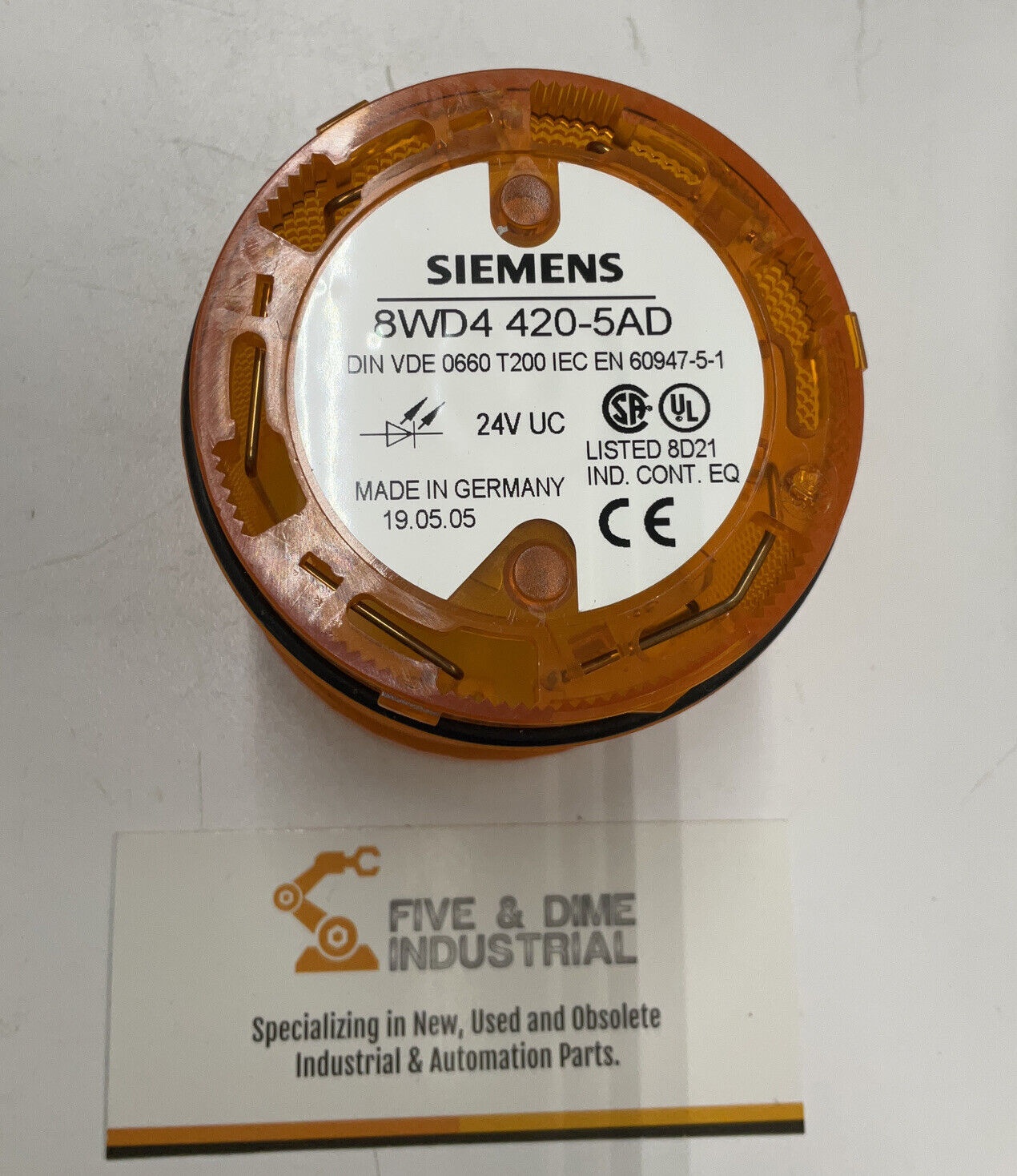 Siemens 8WD4 420-0FA Alarm Horn w/ Stacking Lights 5AB/5AC/5AD/5AE (CL340)