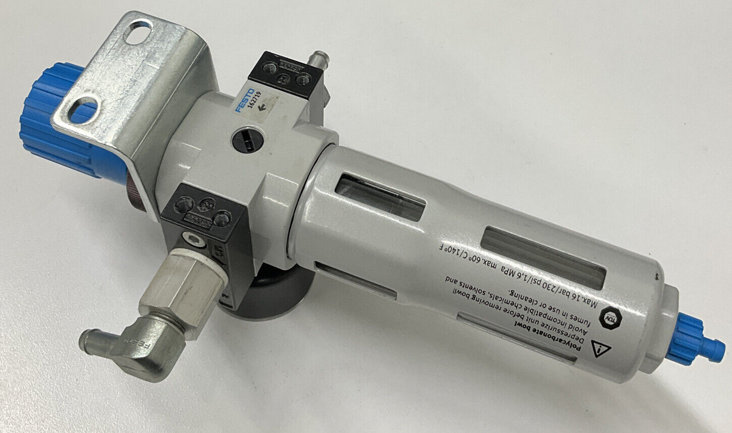 Festo LFR-D-5M-Min Pressure Regulator w/ Gauge Max 230 PSI (CL257)