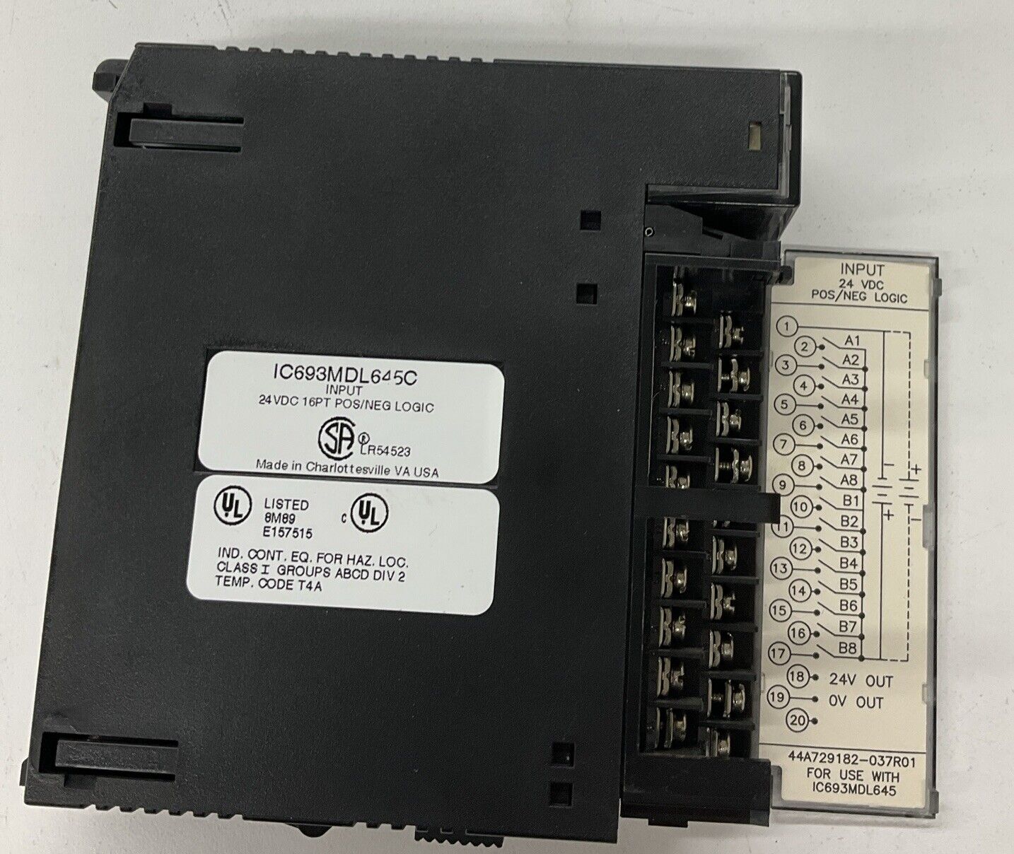 Fanuc IC693MDL645C 16PT Input Module 24VDC (BL277)