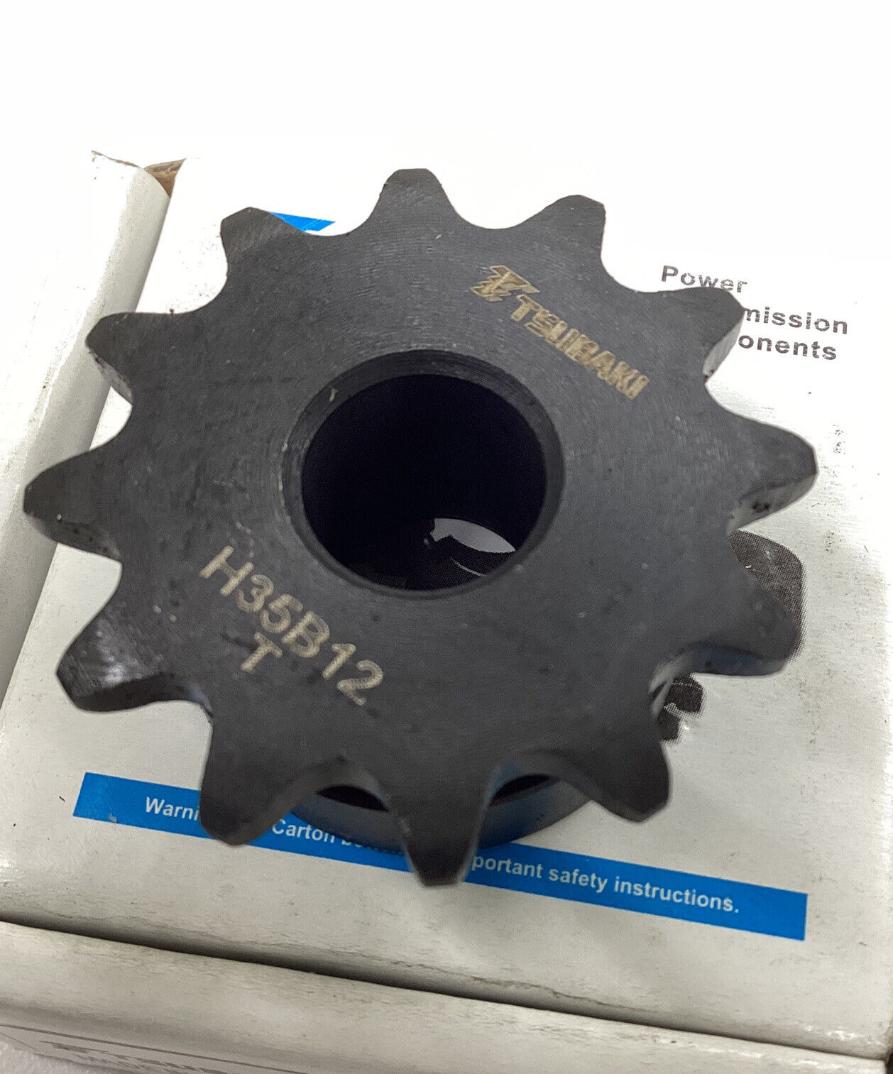 Tsubaki H35B12 New Bore to Size Sprocket 1/2" Bore 12 Teeth (CL277) - 0