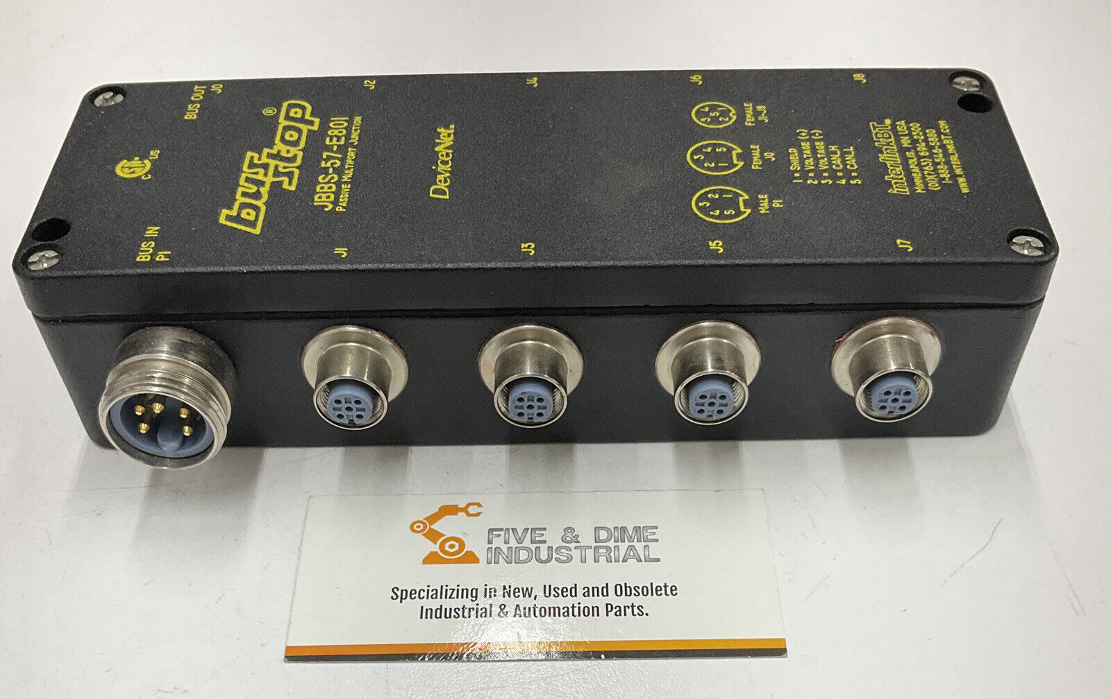 Turck JBBS-57-E801 DeviceNet Multiport Junction Box (CL351)