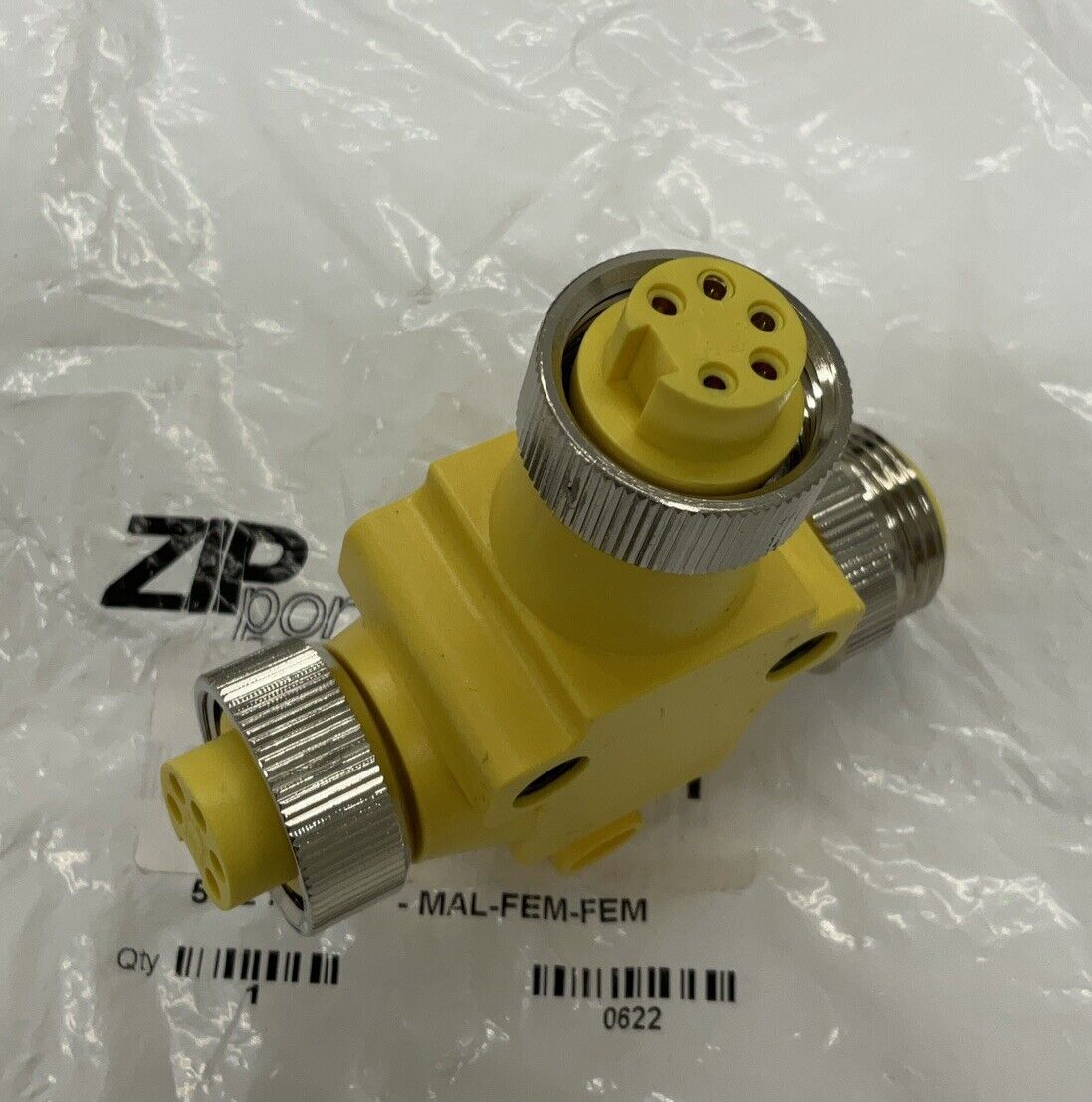 Automation Direct ZP-S1-5MFF-T Coupler 5-Pole 7/8" Male/Female/Female (BK156)