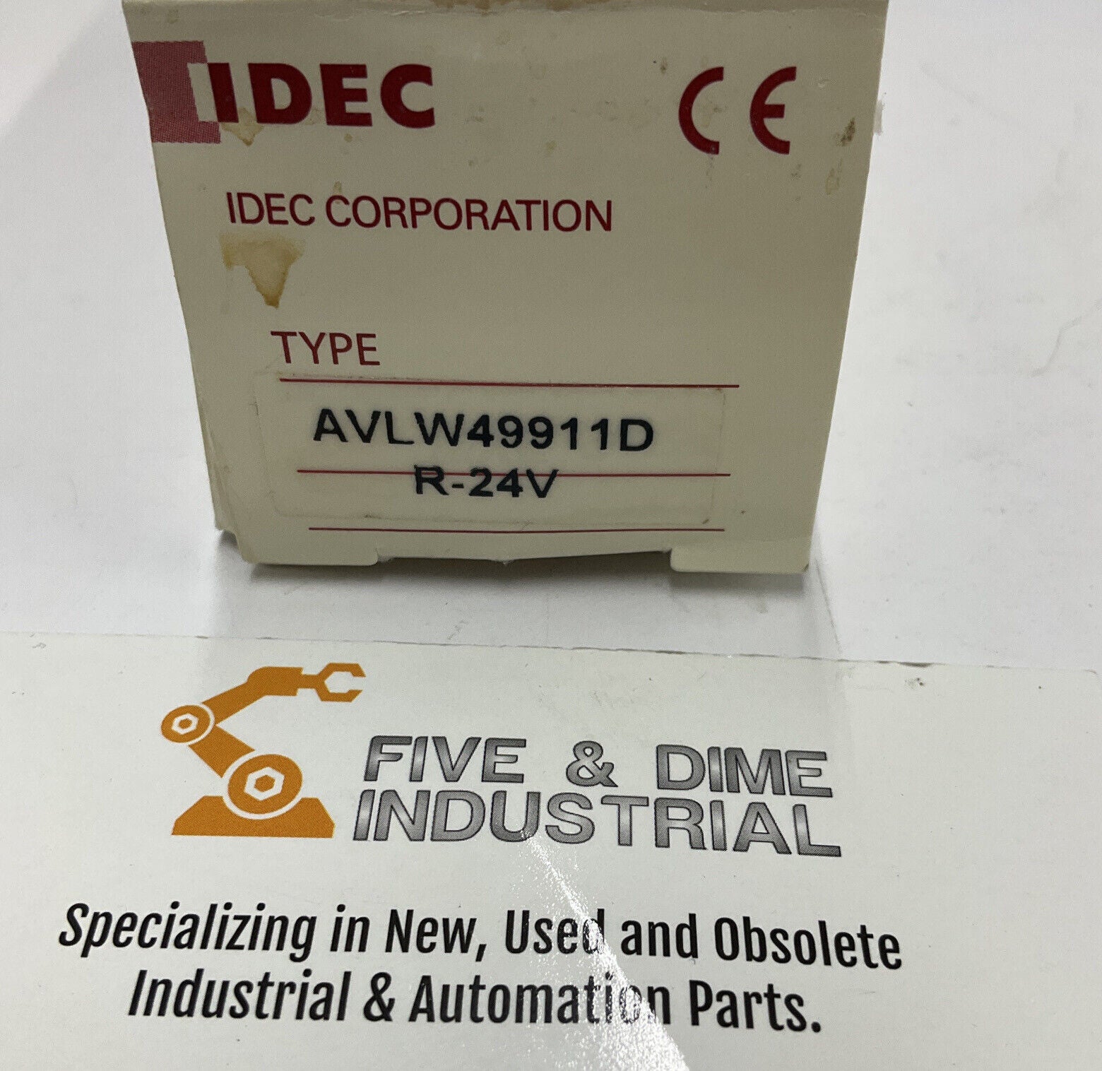 IDEC AVLW49911D-R-24V Illuminated Pushbutton TW Series (YE173)