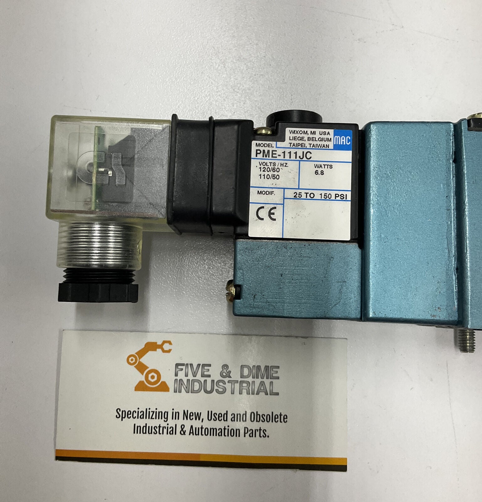 Mac MV-A1C-A211-PM-111JC 110/120V Solenoid Valve (BL133)