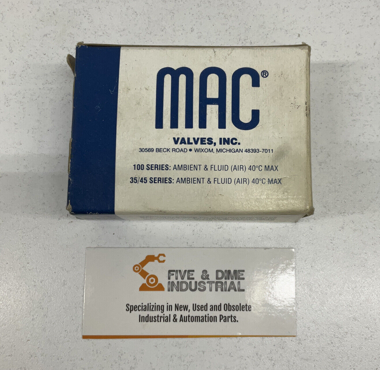 MAC Valves INC DAAJ-3KD 110/50 120/60 Solenoid Head (RE122)