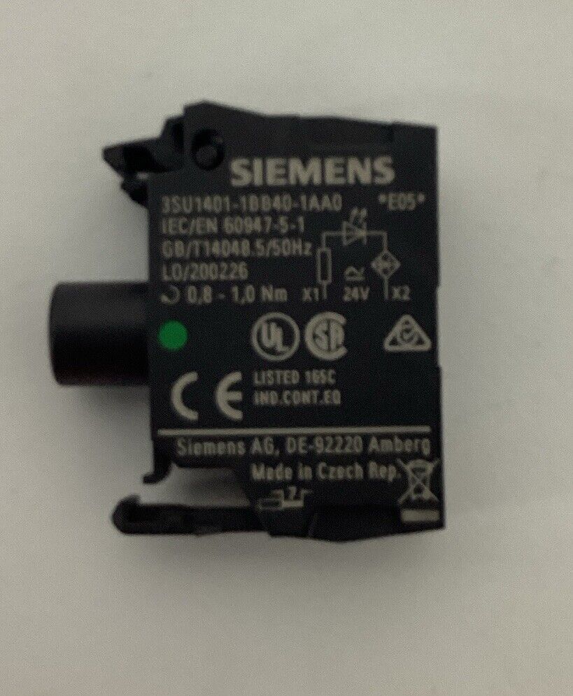 Siemens Electrical 3SU1401-1BB40-1AA0 LED Module (RE168) - 0