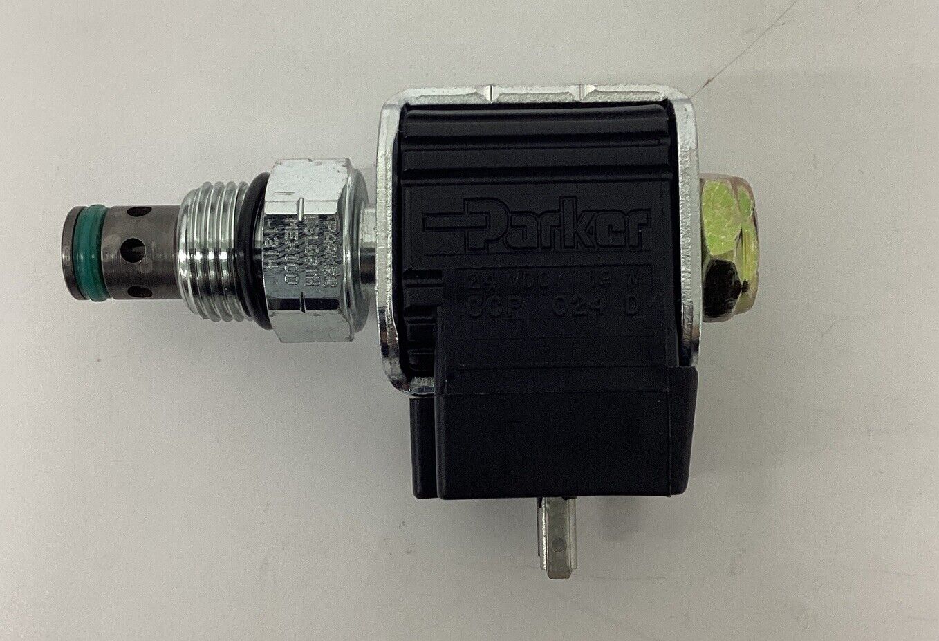 Parker DSL08IN Hydraulic Cartridge Valve w/ CCP-024-D 24VDC Coil (GR200) - 0