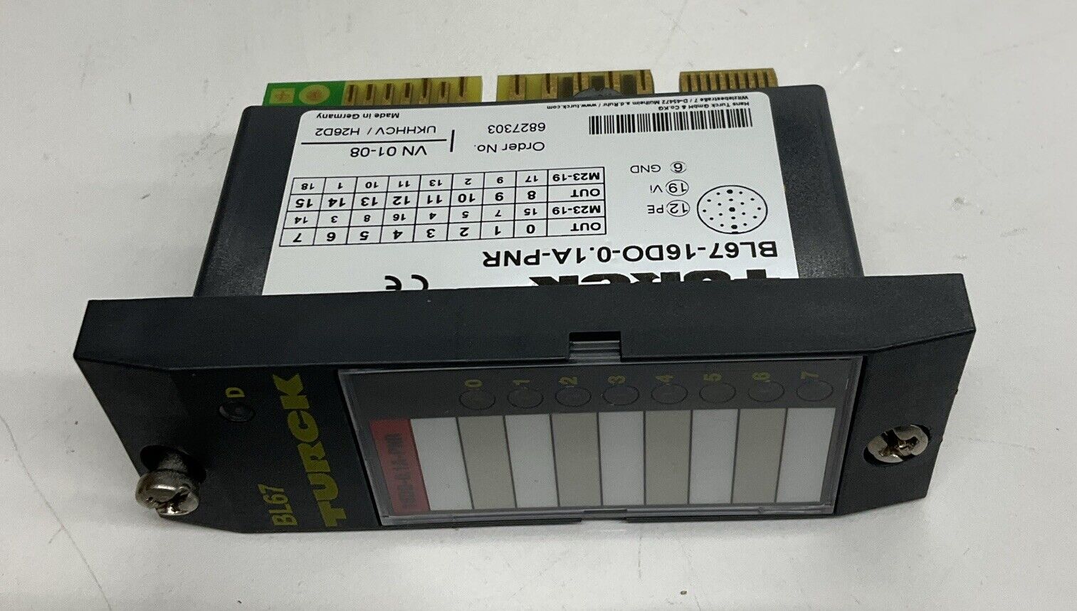 Turck BL67-16DO-0.1A-PNR Digital Output Module (BL307)