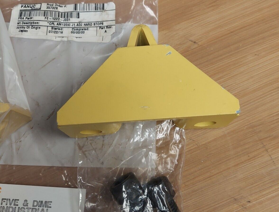 Fanuc / GE FE-1222-J031 / A290-7222-X361 New HARD STOP BRACKET KIT (HV105)