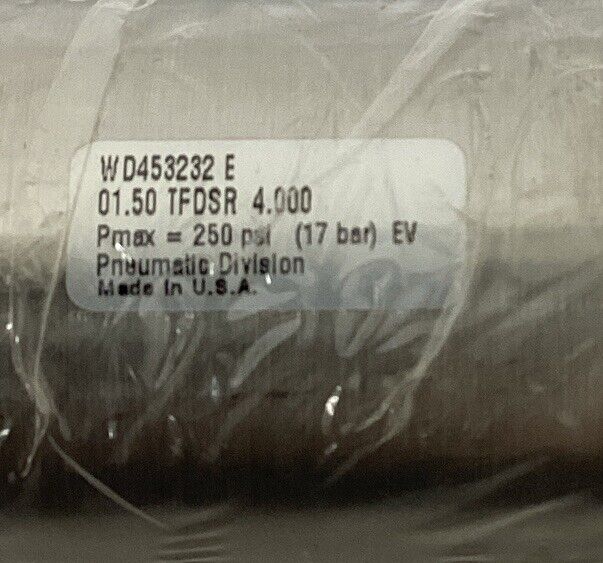 Parker WD453232-E Pneumatic Cylinder 1.50'' Bore  4'' Stroke (CL391) - 0