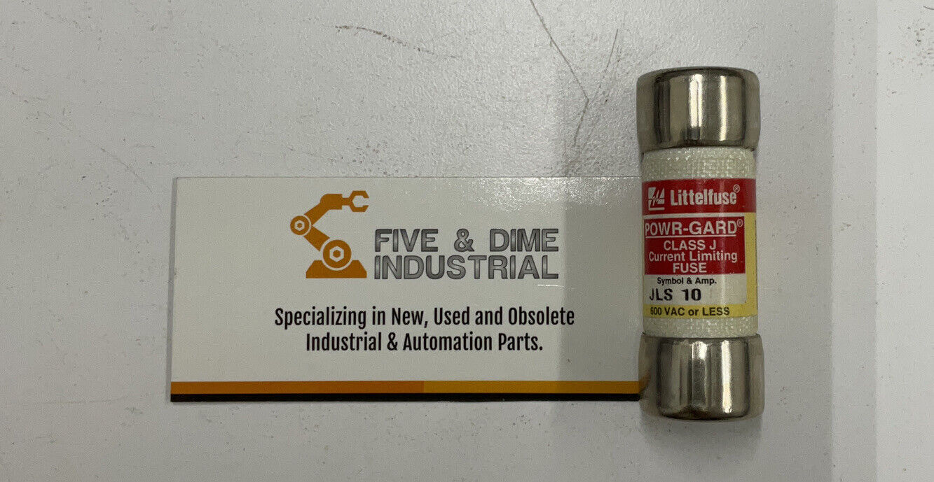 Littelfuse JLS-10 Lot of (2)  Class J Fuse Power-Guard (CL165)