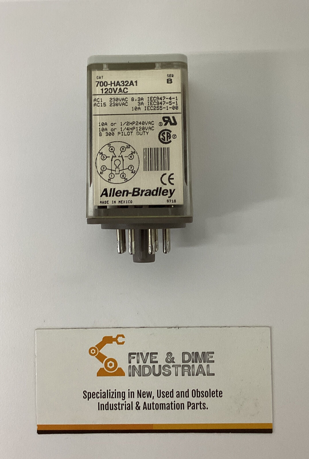 Allen Bradley 700-HA32A1 120VAC Ser. B Control Relay 10A 230VAC (BL260)