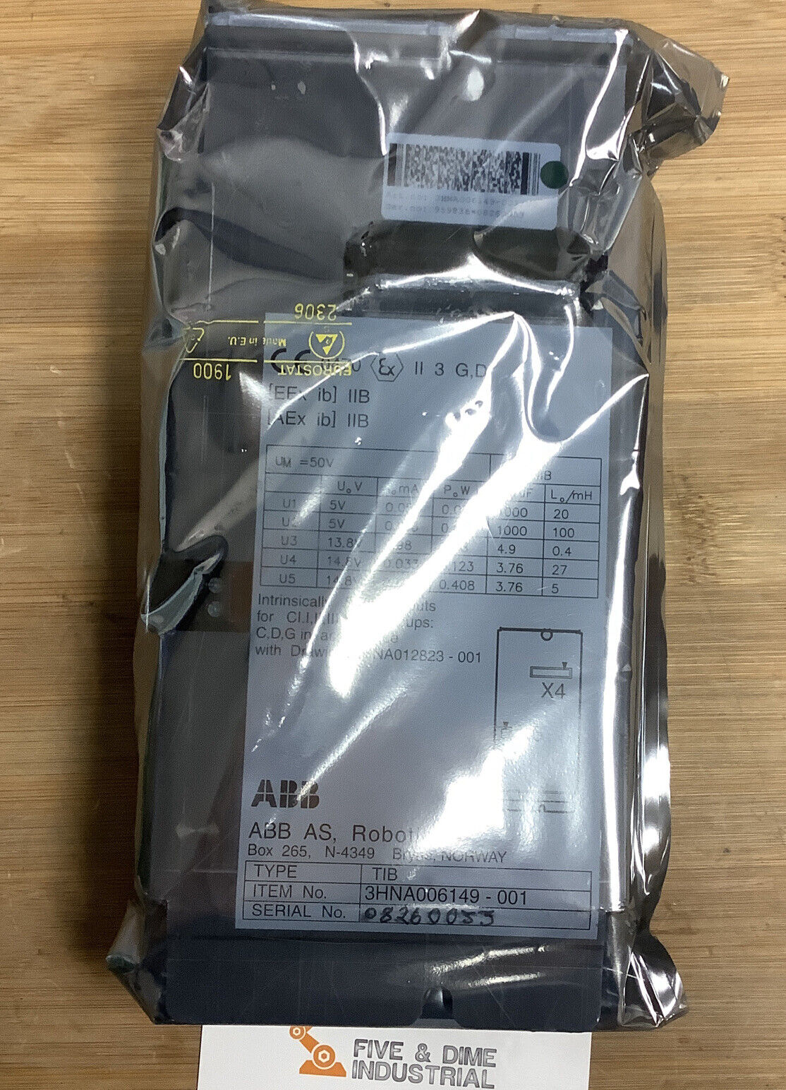 ABB TIB-01 3HNA006149-001 New Interface Module (CB104)