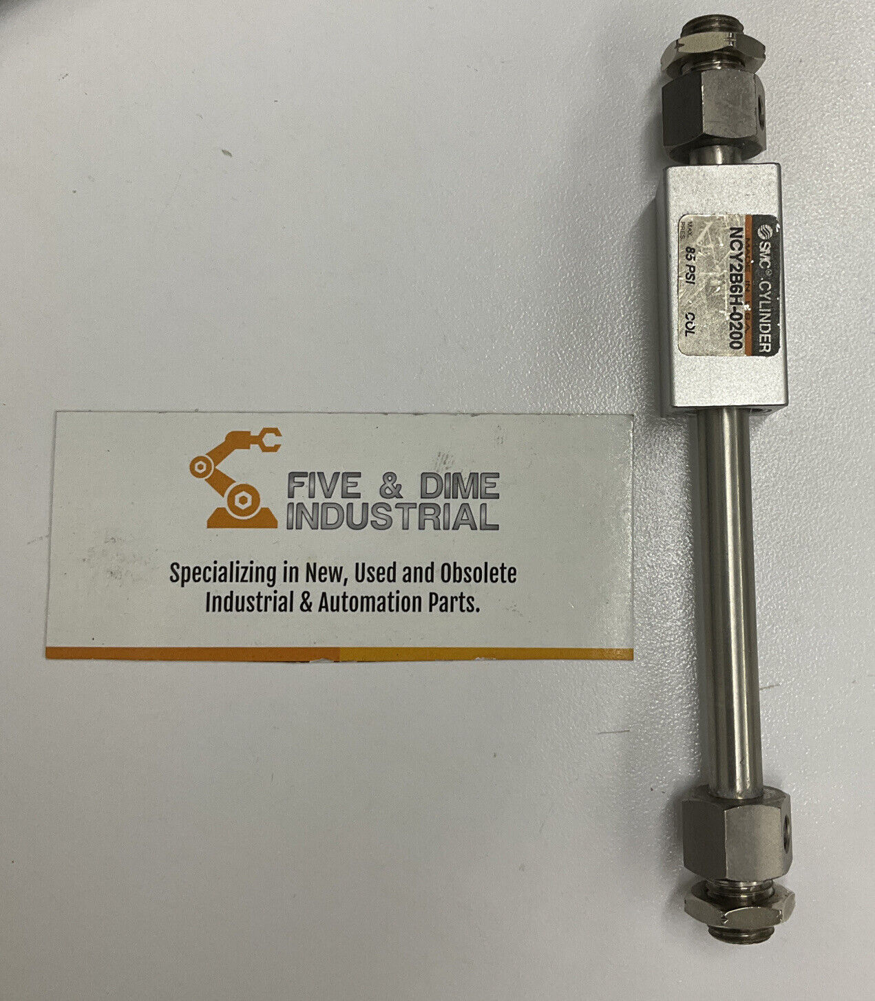 SMC NCY2B6H-0200 Pneumatic Cylinder 85 PSI Rodless (CL130)