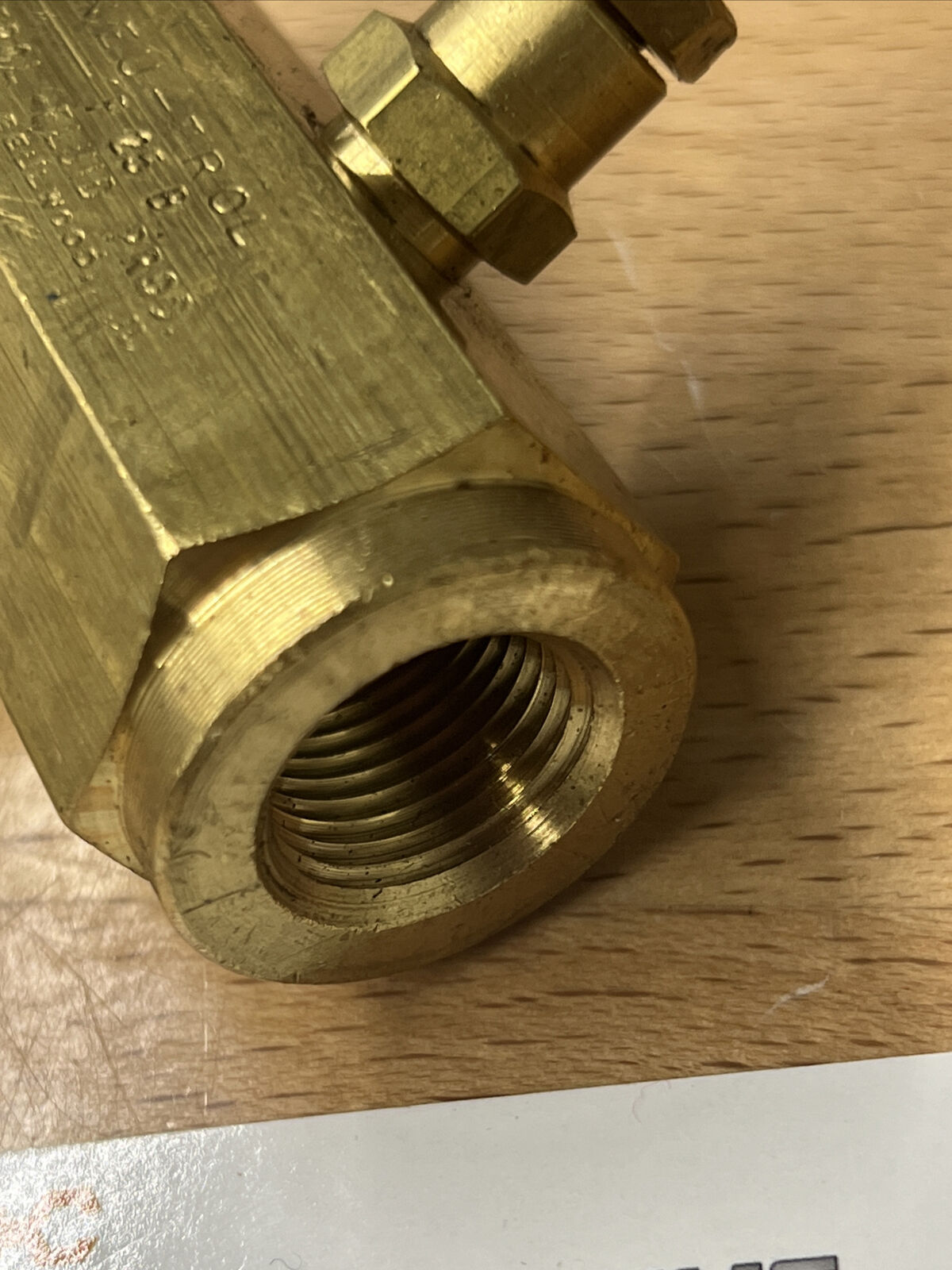 Detrol F25B 3/8" Brass Needle Valve (YE145)