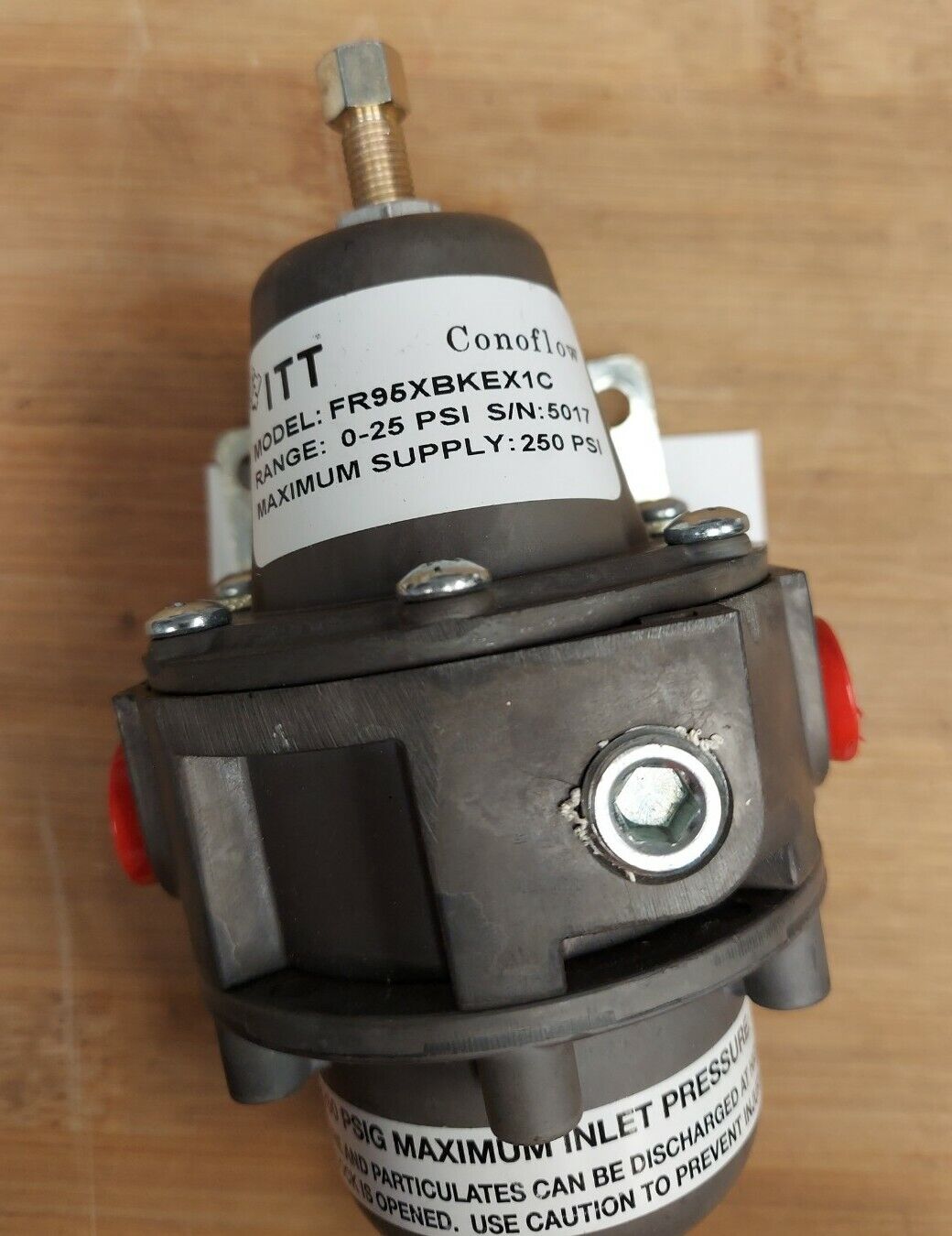 ITT Conoflow FR95XBKEX1C 0-25 PSI, Maximum Supply 250 PSI (YE112)