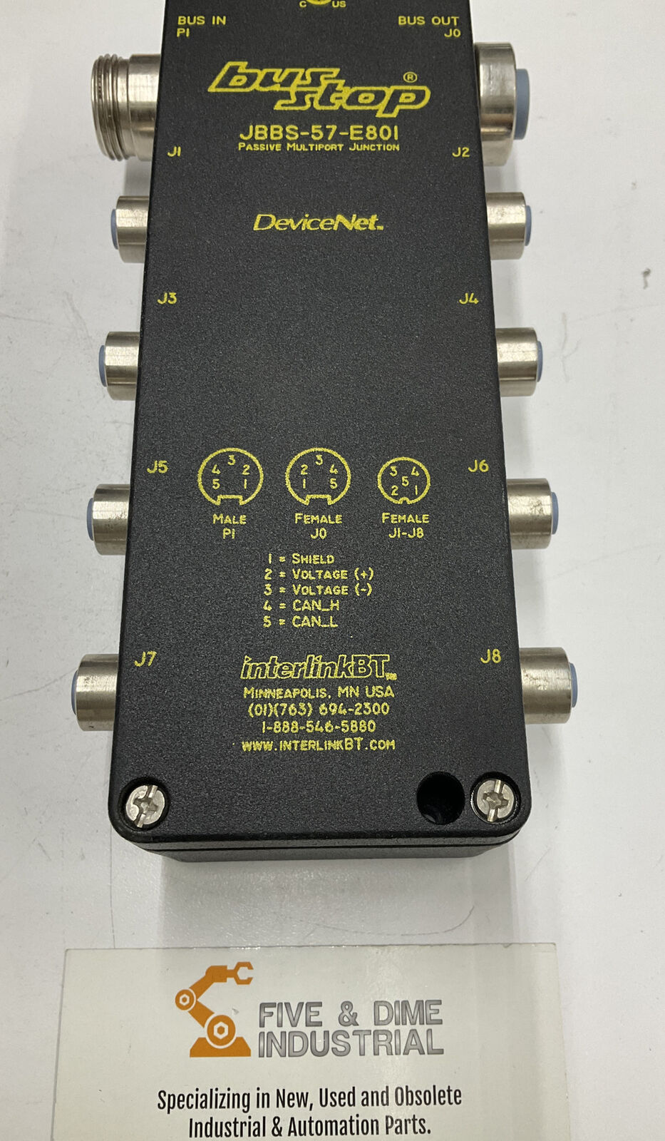 Turck JBBS-57-E801 DeviceNet Multiport Junction Box (CL351) - 0