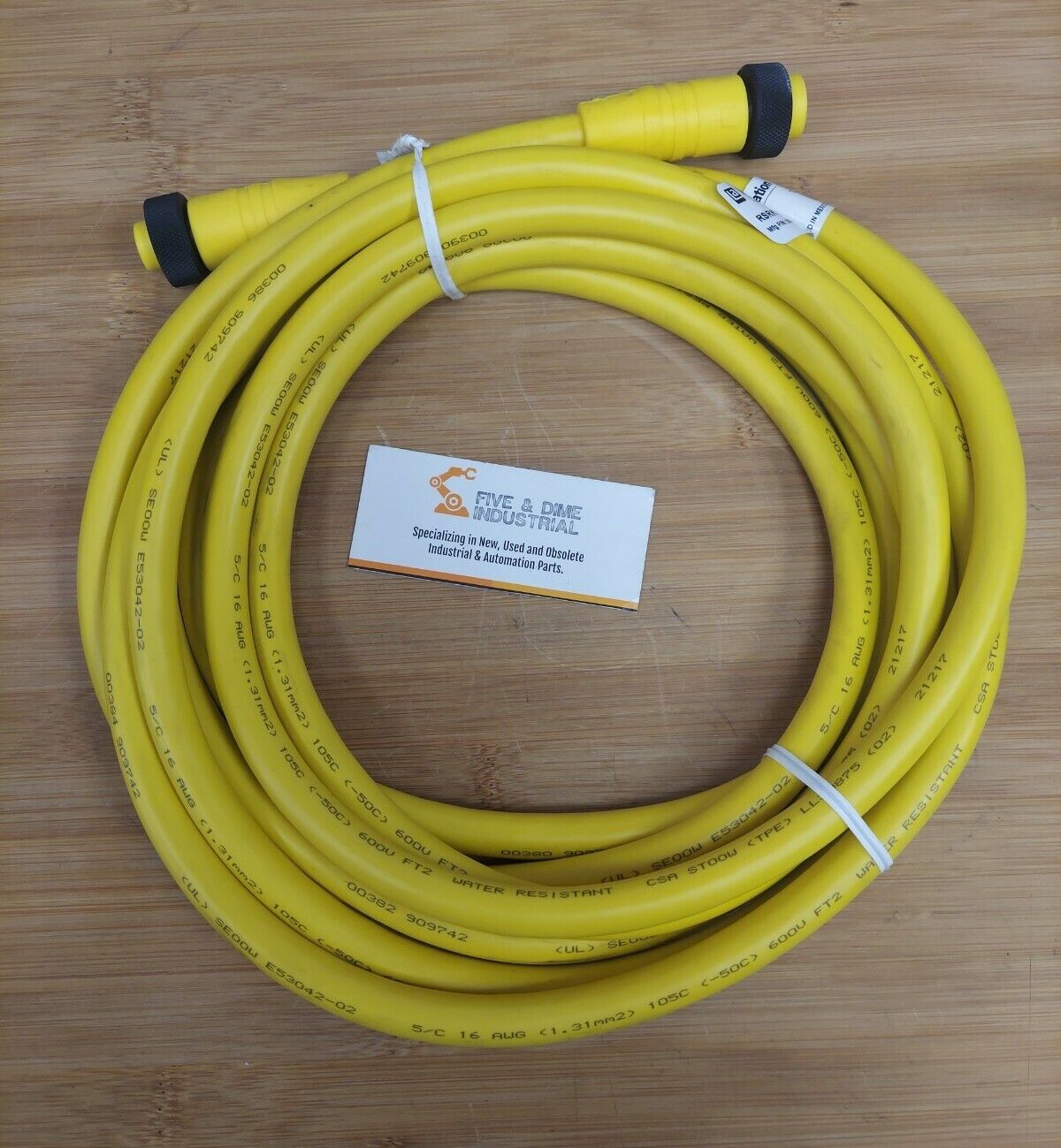 Lumberg RSRK 501-742/15F Cordset 500002843 5 POLE M/F, 15' (CBL101)