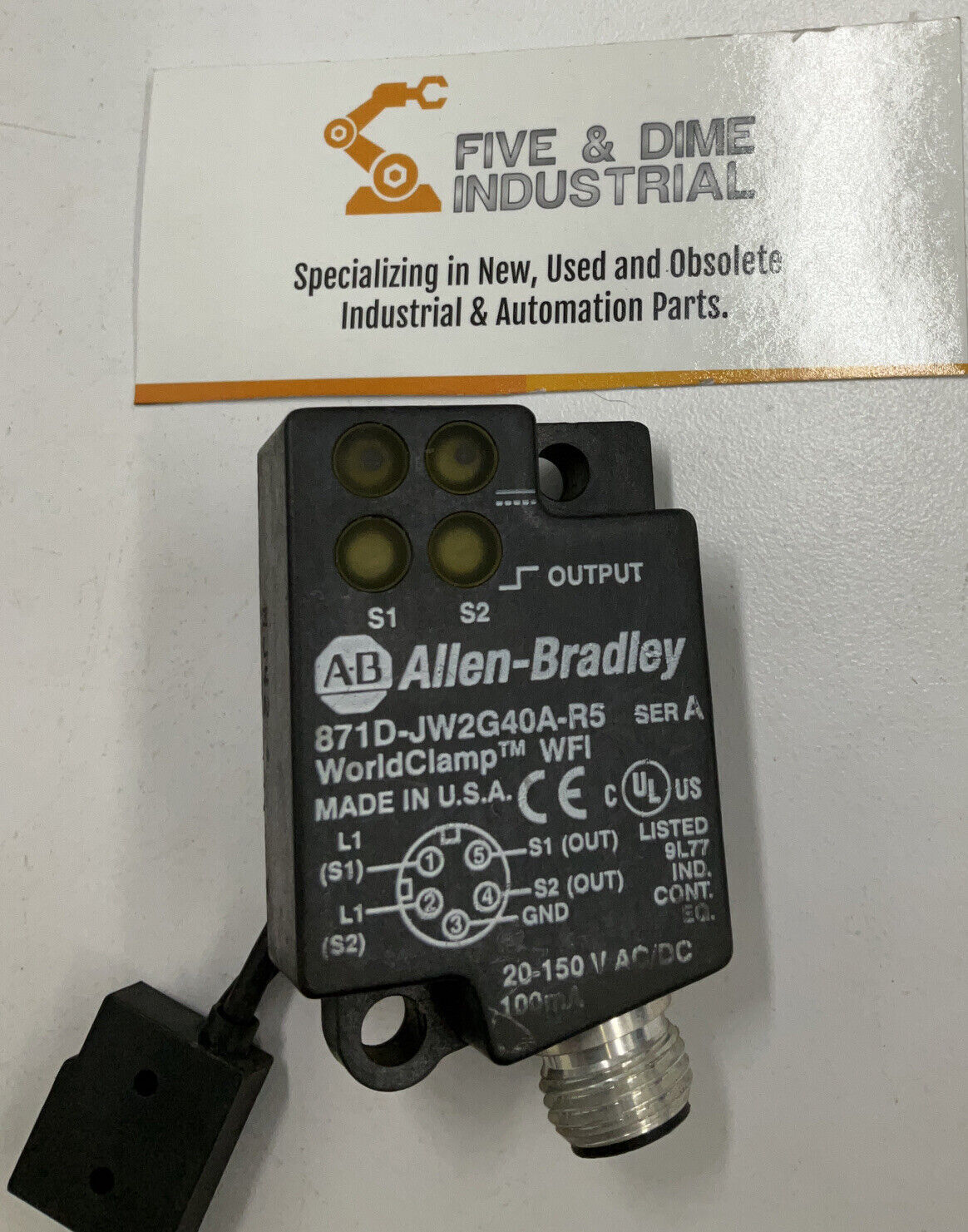 Allen Bradley 871D-JWZ640A-RS World Clamp Proximity Sensor (CL137)