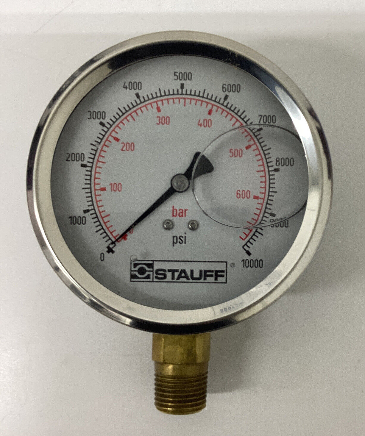 Stauff SPG-100-10000-5-S-N08 / STNA50713 Fluid Pressure Gauge 10000PSI (GA100) - 0