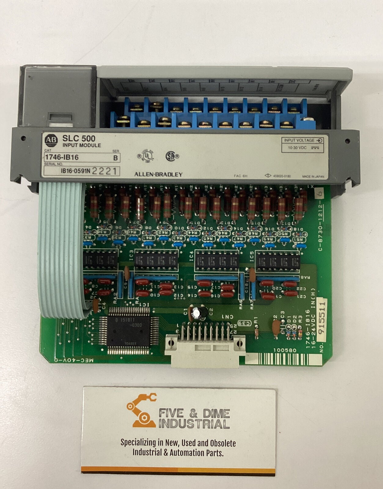 Allen Bradley 1746-IB16 Ser. B Input Module (CB100)