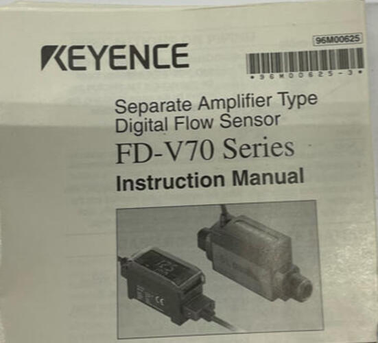 Keyence FD-V70A Digital Flow Sensor Amplifier