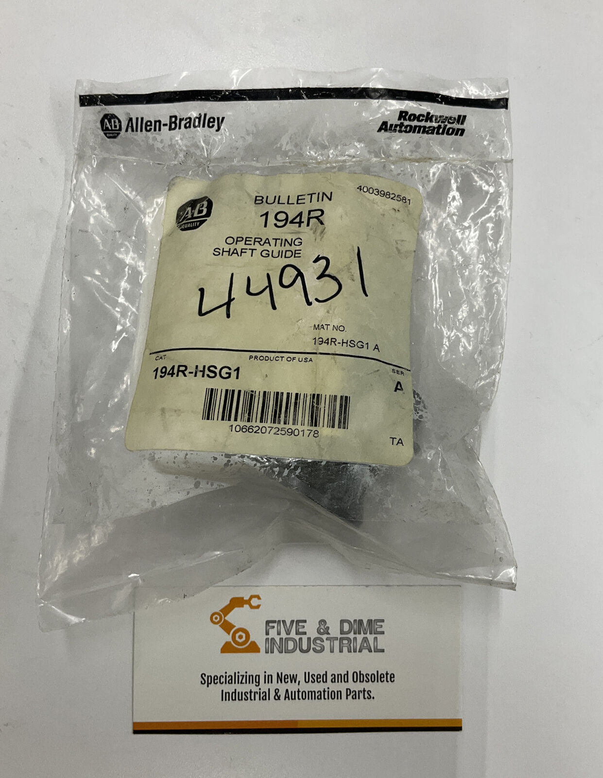 Allen Bradley 194R-HSG1 Operating Shaft Guide Series A (BL246)