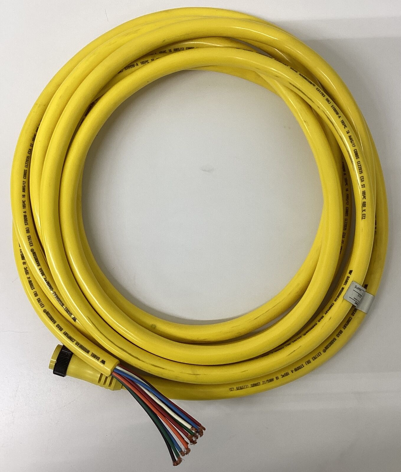 Brad Harrison 302002A01F200 12P Male Straight 20' 16/12 AWG PVC Cord (CBL164)