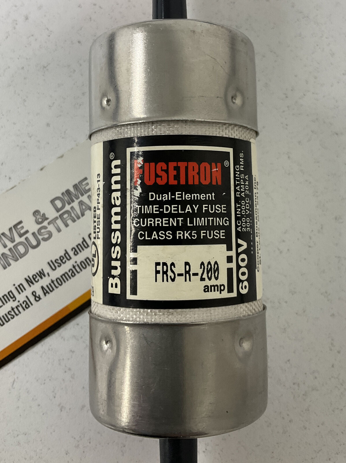 Bussmann Fusetron Dual Element Time Delay FRS-R-200 (CL217)