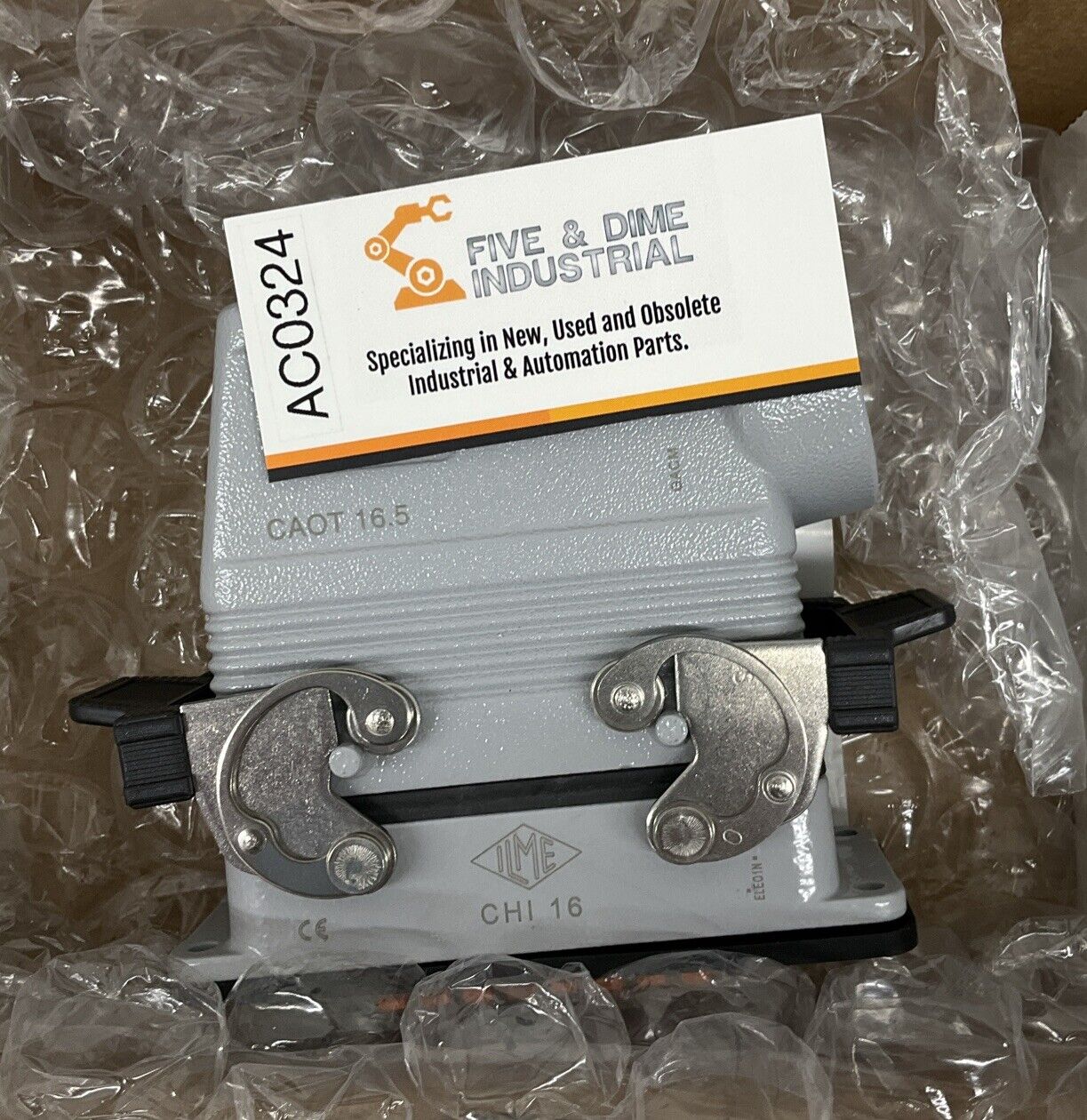 Mencom TQDS-16IOA34 16-Pole Rectangular Connector Kit 3/4, Double Latch (OV103)