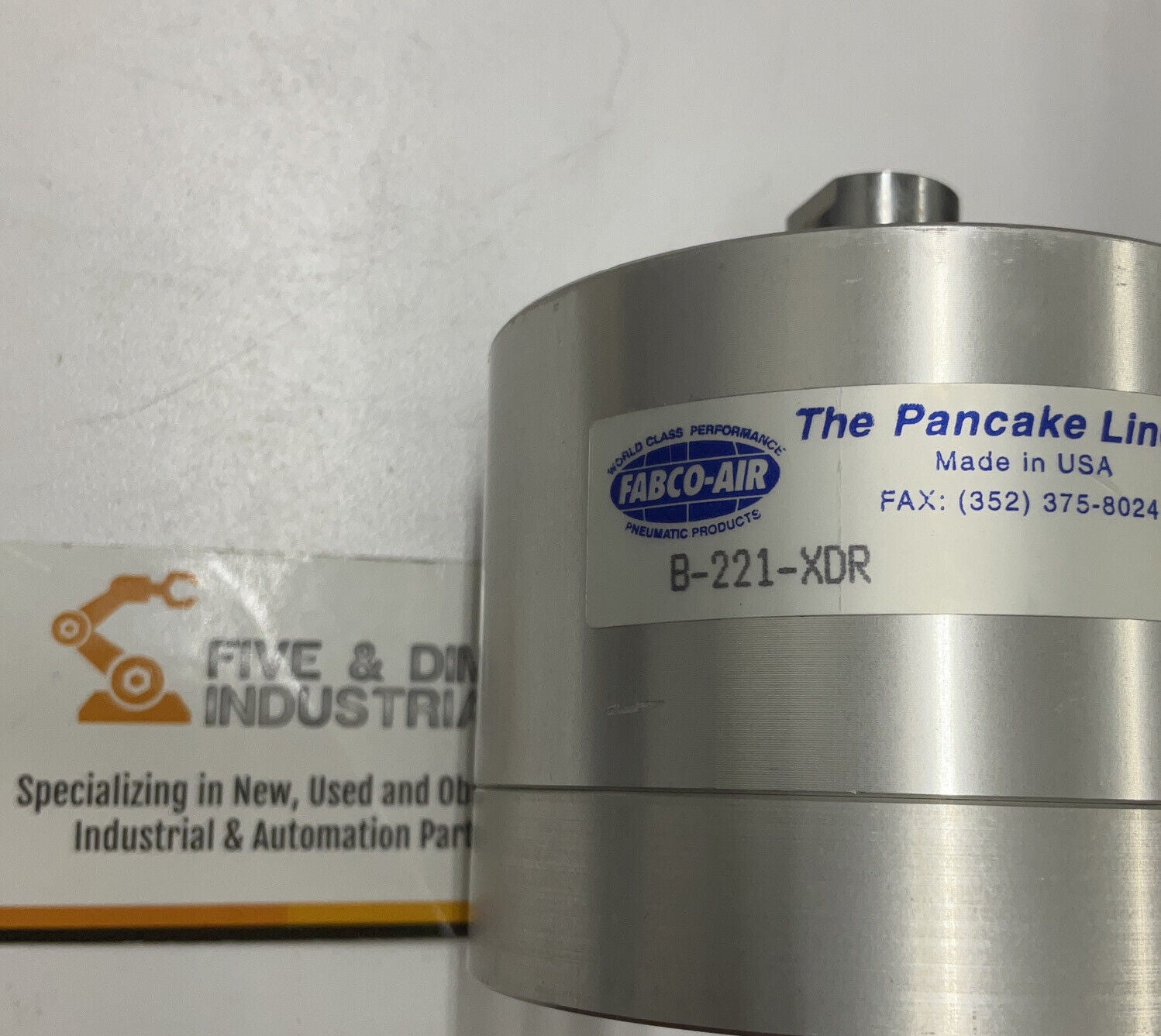 Fabco-Air Pancake Pneumatic Cylinder B-221-XDR (RE124)