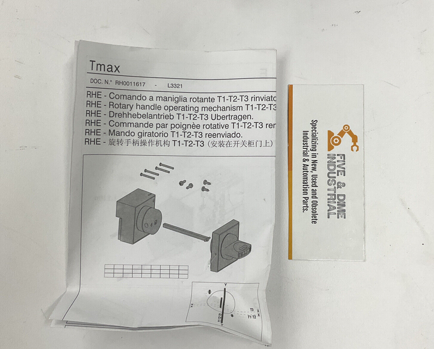 ABB A051385 Base For Adjustable Depth Rotary Handle (CL313)