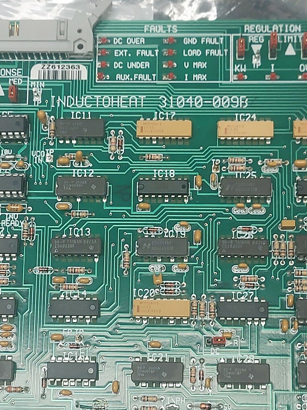 Inductoheat 31040-009C PCB Circuit Board (CB102)