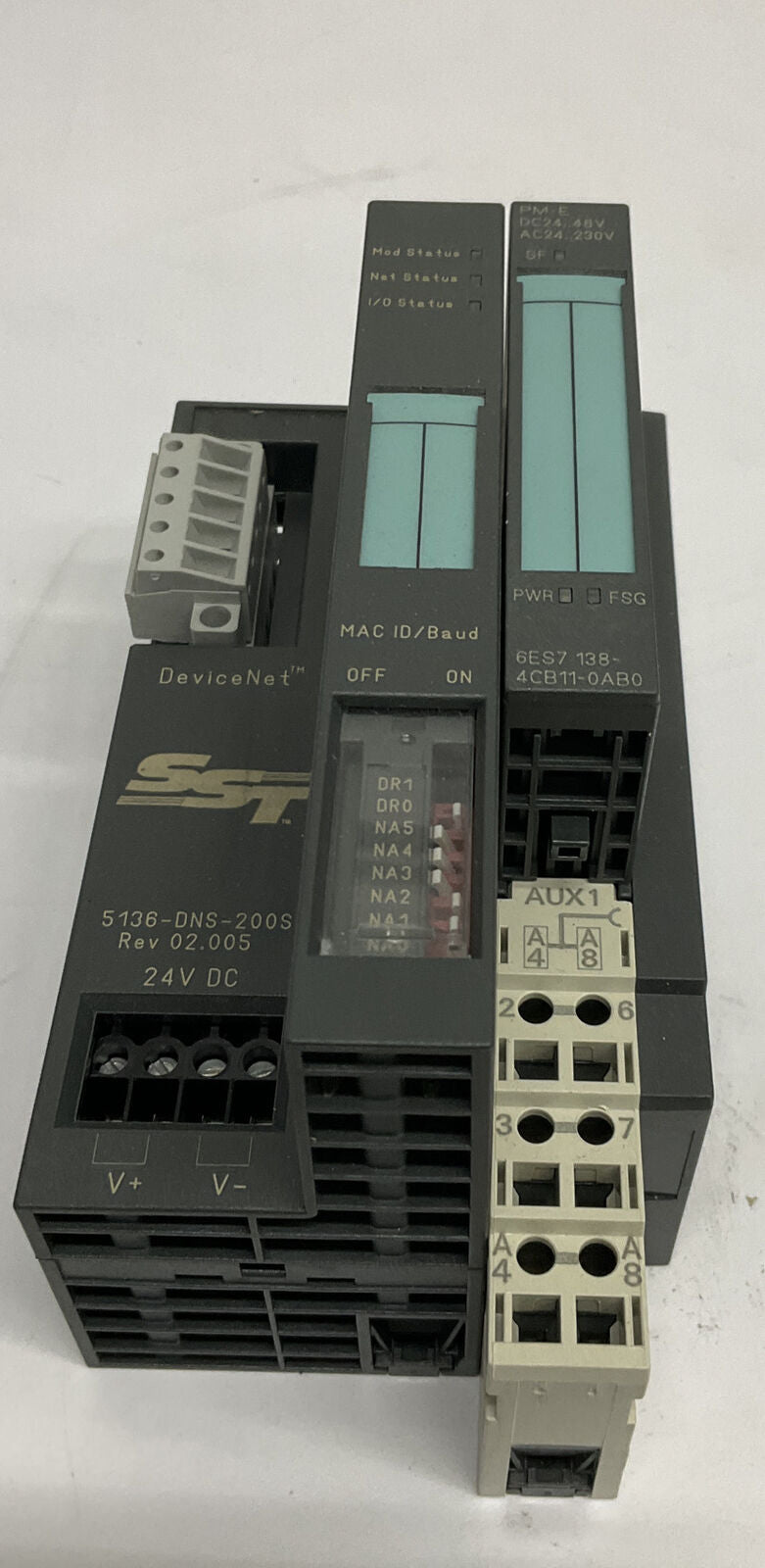 Siemens 5136-DNS-200S Devicenet with TM-P15C23-A0 & 6ES7-138-4CB11-0AB0 (BL166)