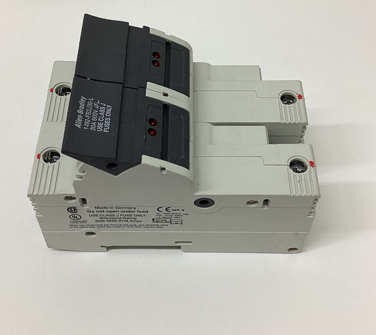 Allen Bradley 1492-FB/2J30-L 2_pole Class J Fuse Holder  (YE154)