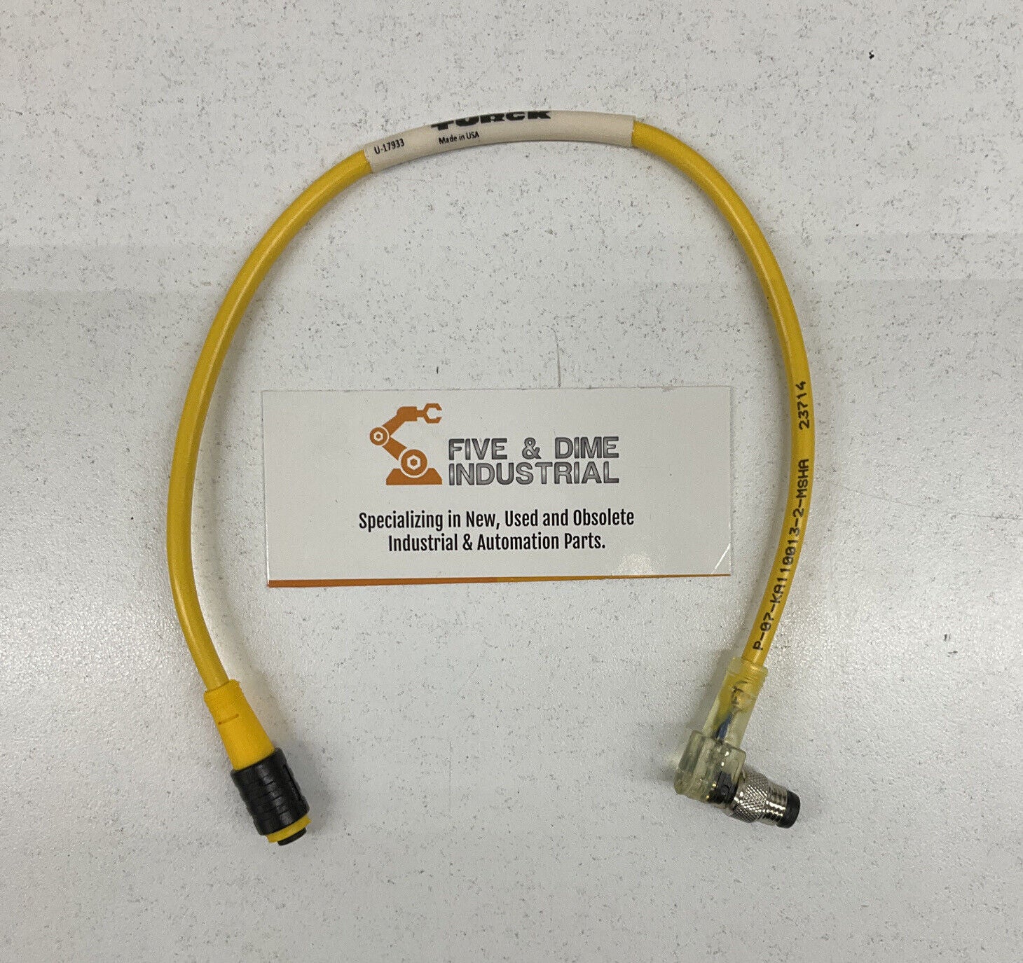 Turck PKG 3Z-0.33-PSW 3M-P7X2/CS11815 Picofast Connector U-17933 (RE135)