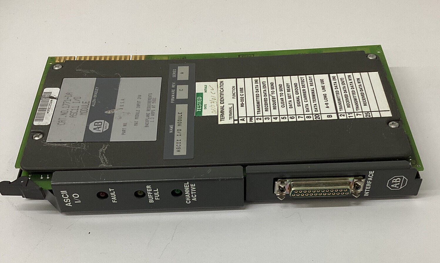 Allen Bradley 1771-ASC11  I/O Module (CB100)