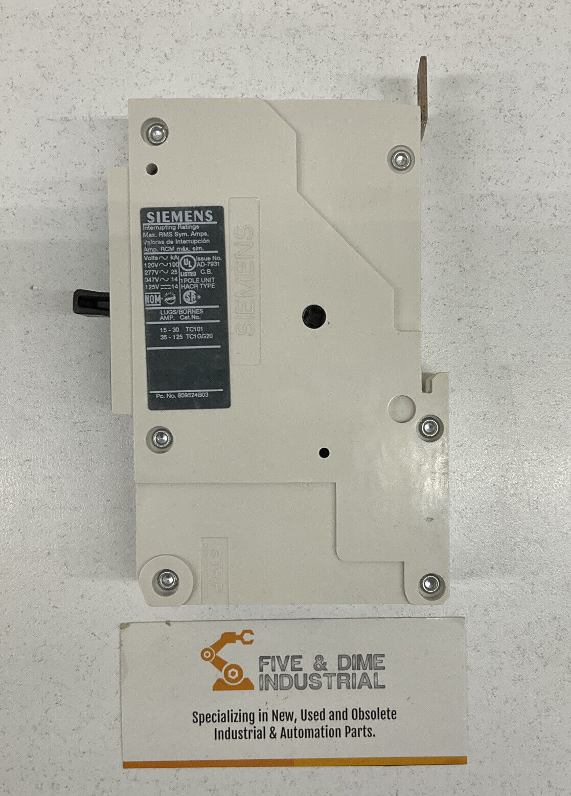 Siemens NGB1B020B 1 POLE 20A 277V  CIRCUIT BREAKER (BL214)