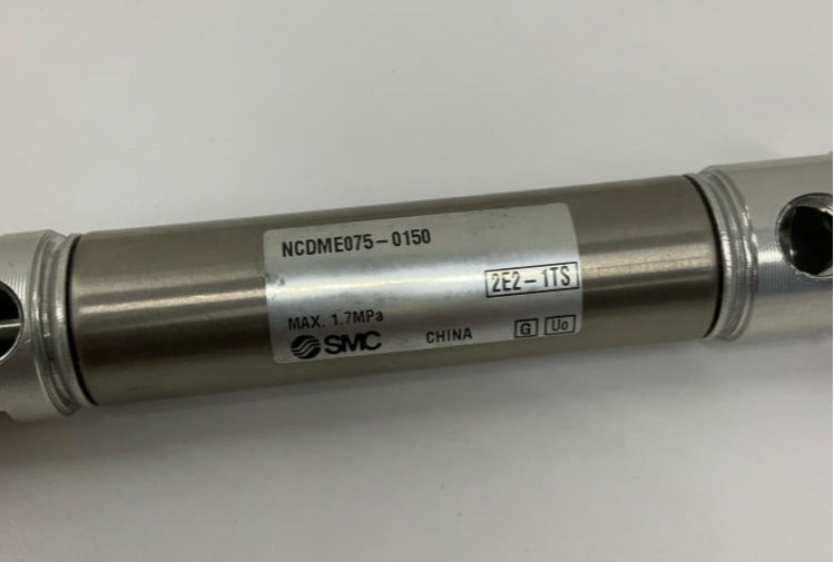 SMC NCDME075-0150 Pneumatic Cylinder 3/4" Bore, 1.5" Stroke - 0