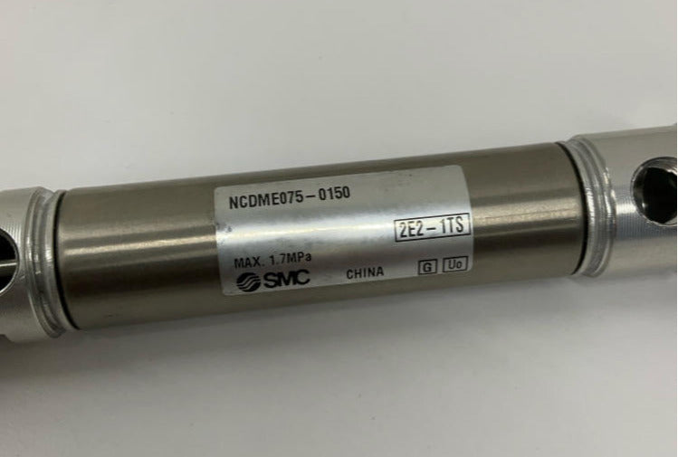 SMC NCDME075-0150 Pneumatic Cylinder 3/4" Bore, 1.5" Stroke