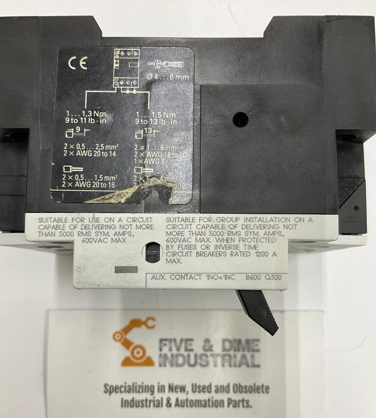 Siemens 3VU1300-1ML00 Circuit Breaker 6-10A (CL273)