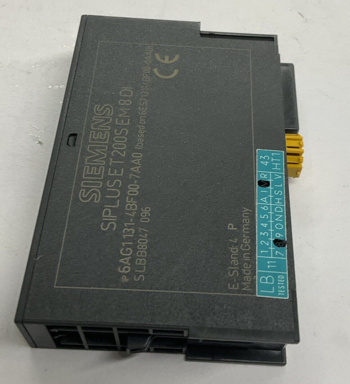 SIEMENS 6AG1 131-4BF00-7AA0 SIPLUS ET 200S EM 8 DI (YE117)