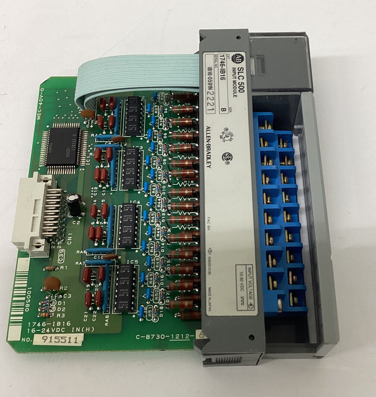 Allen Bradley 1746-IB16 Ser. B Input Module (CB100)